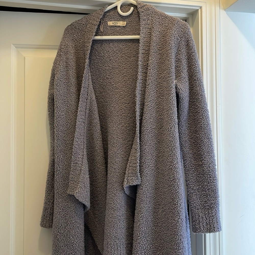 UGG Phoebe wrap cardigan. Light grey. Small.